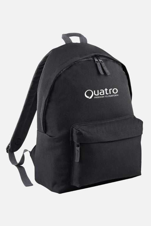 Black Backpack - simple - Quatro Gymnastics UK