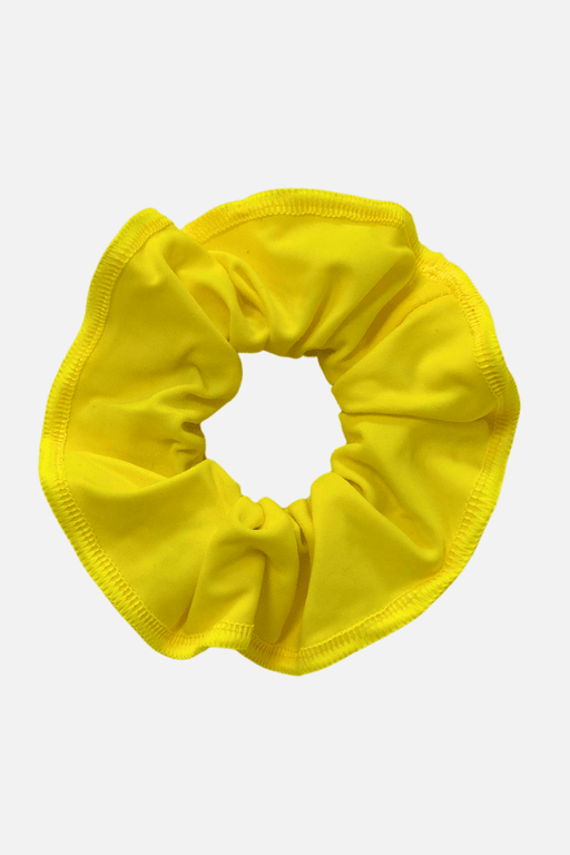 Bright Yellow Scrunchie - Configurable - Quatro Gymnastics UK