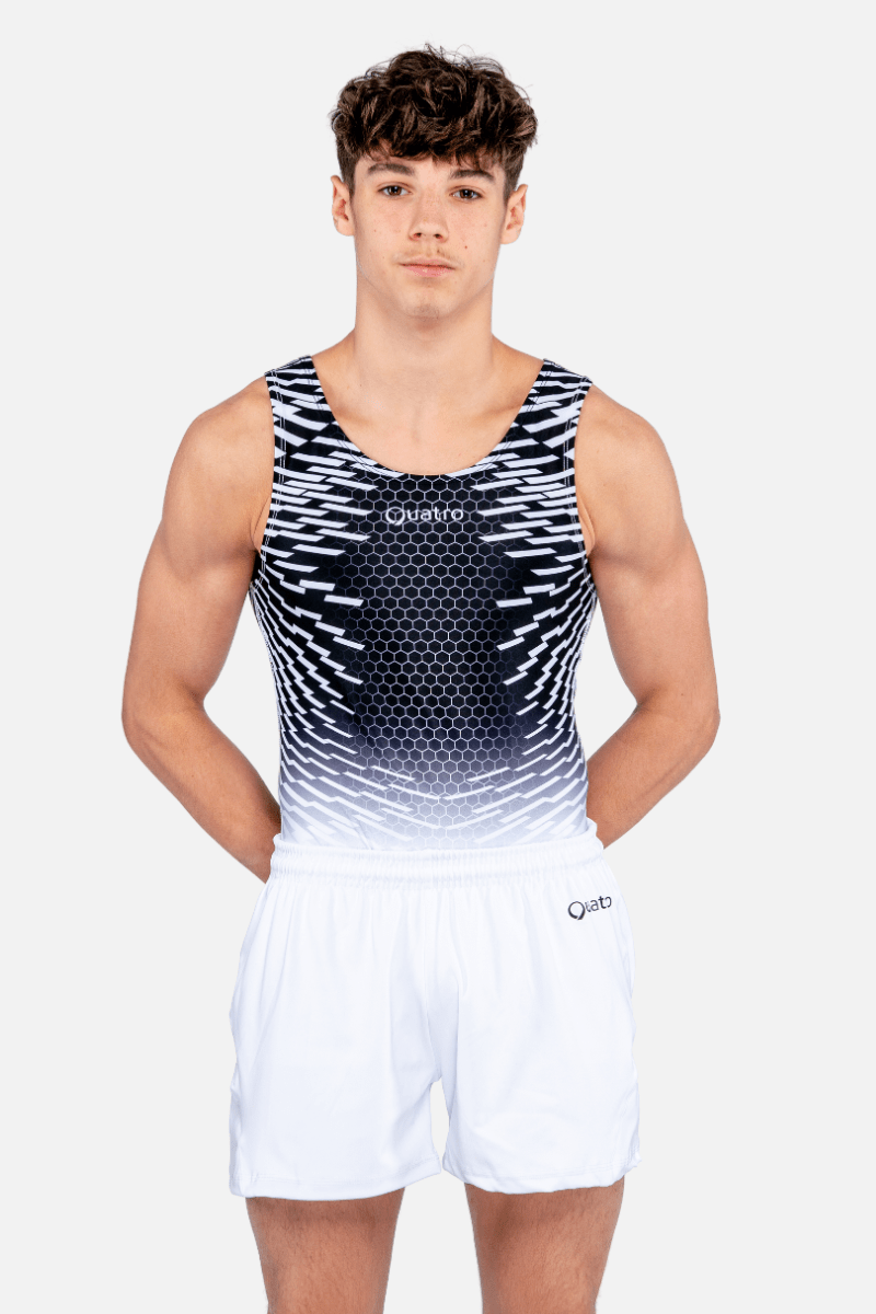 Charge Men's Gymnastics Leotard | Quatro Gymnastics — Quatro Gymnastics UK