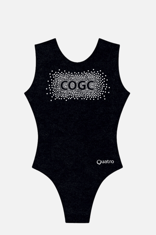 COGC Black Lycra Mae Tank - Configurable - Quatro Gymnastics UK