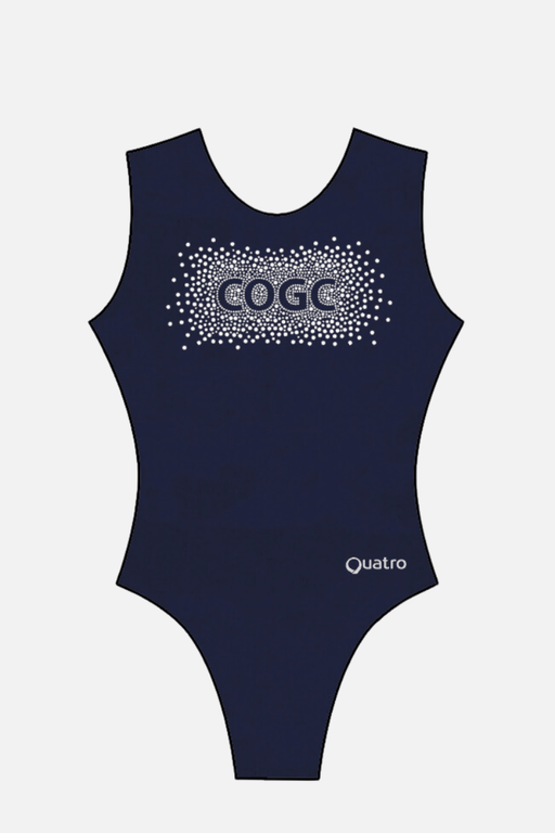 COGC Navy Lycra Mae Tank - Configurable - Quatro Gymnastics UK