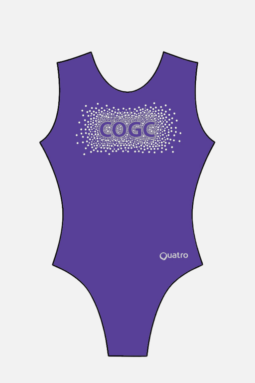 COGC Purple Lycra Tank - Configurable - Quatro Gymnastics UK