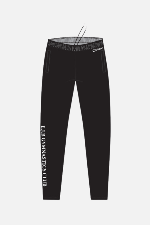 EJB Black Unisex Joggers - Configurable - Quatro Gymnastics UK