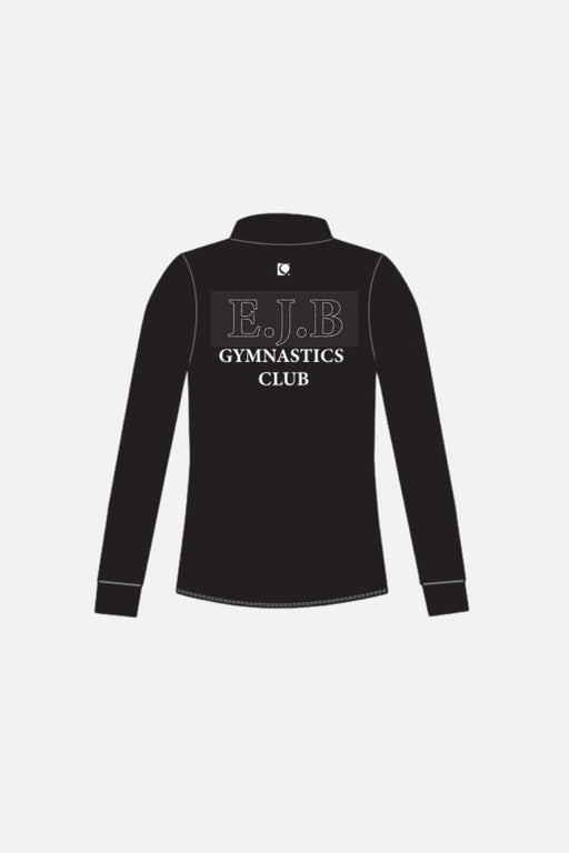 EJB Black Yoga Fit Jacket with Stone Logo - Configurable - Quatro Gymnastics UK