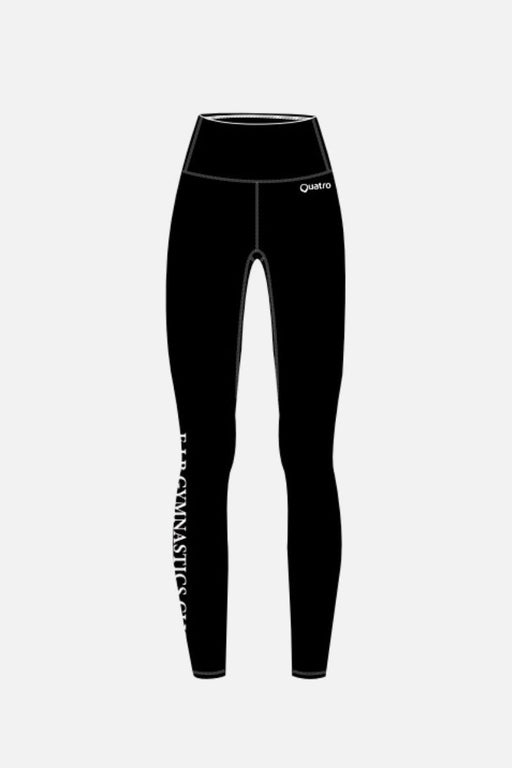 EJB Black Yoga Fit Leggings - Configurable - Quatro Gymnastics UK