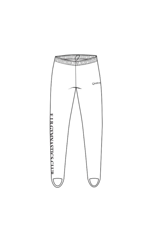 EJB Mens White Longs - Configurable - Quatro Gymnastics UK