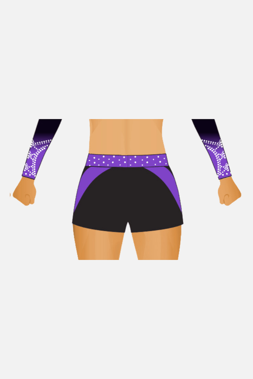 Falcons Cheer Shorts - configurable - Quatro Gymnastics UK