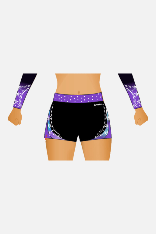 Falcons Cheer Shorts - configurable - Quatro Gymnastics UK