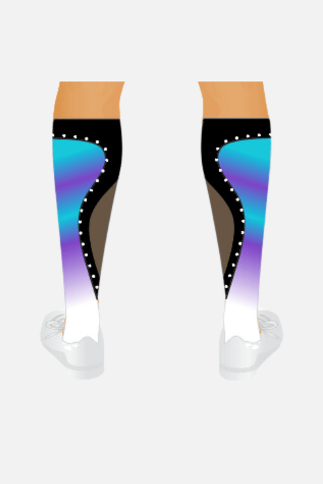 Falcons Cheer Socks - configurable - Quatro Gymnastics UK