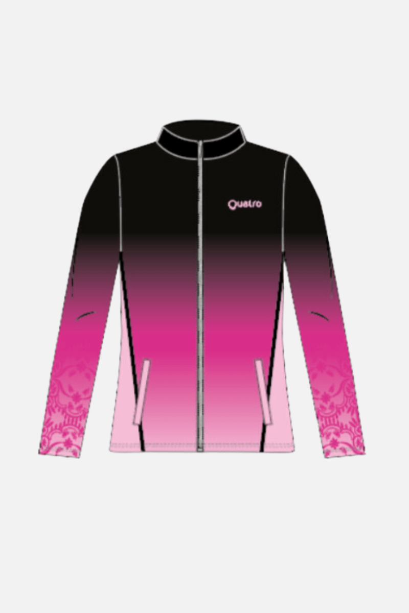 Falcons Pink Fitted Jacket - Configurable - Quatro Gymnastics UK