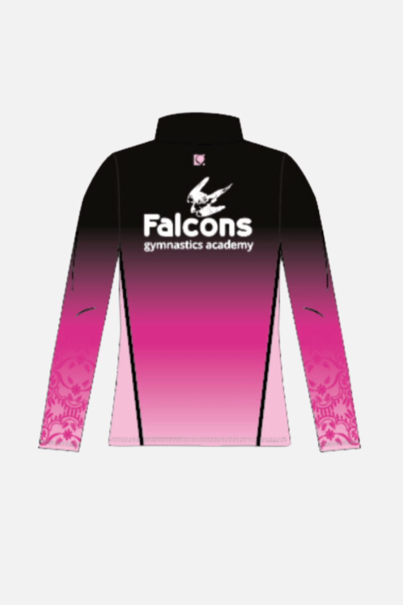 Falcons Pink Fitted Jacket - Configurable - Quatro Gymnastics UK