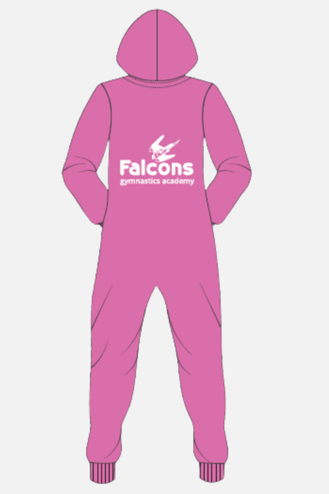 Falcons Pink Onesie - Configurable - Quatro Gymnastics UK