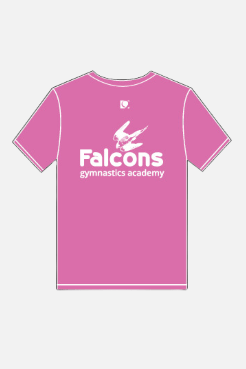 Falcons Pink T-Shirt - Configurable - Quatro Gymnastics UK