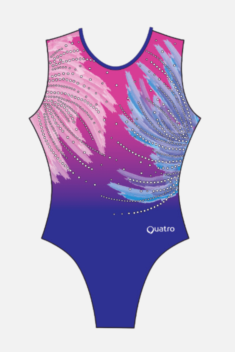 Falcons Training Short Sleeve Leotard - Configurable - Quatro Gymnastics UK