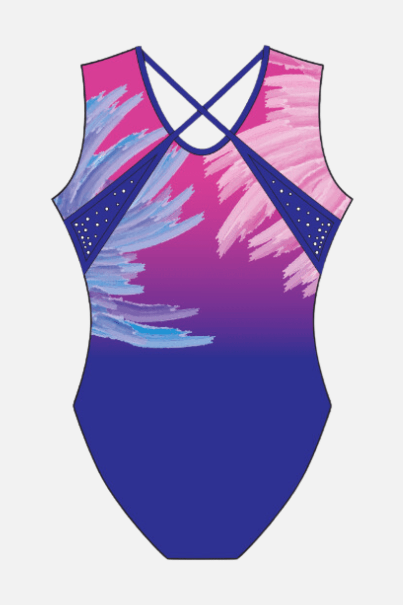 Falcons Training Short Sleeve Leotard - Configurable - Quatro Gymnastics UK