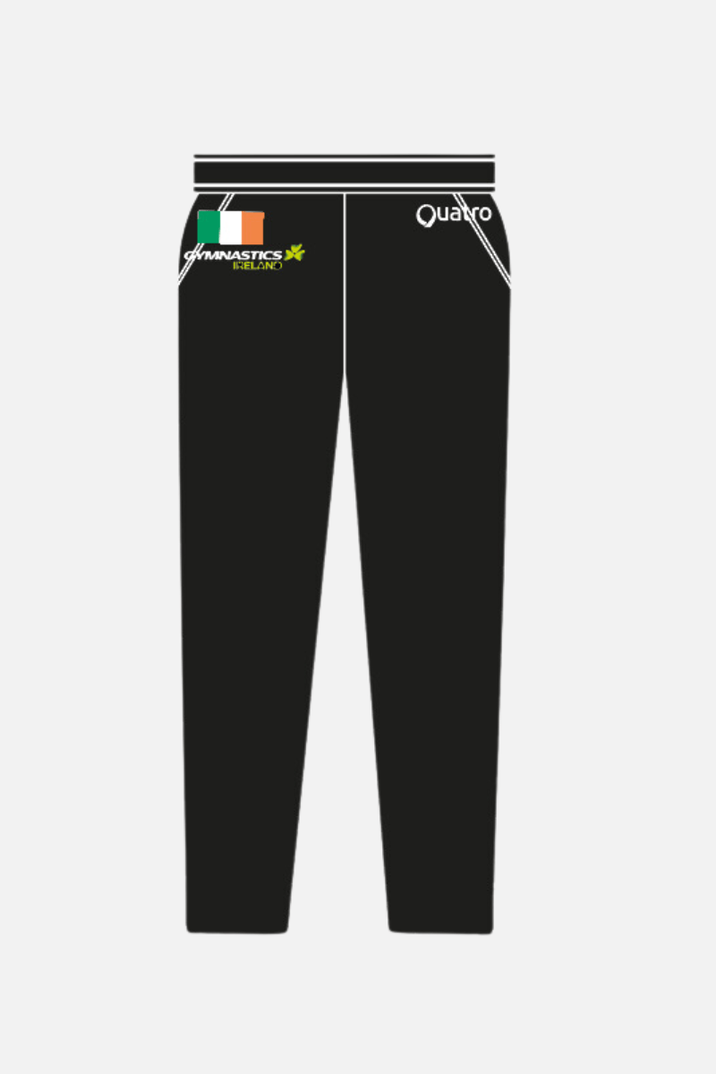 Gymnastics Ireland Mens Tracksuit Bottoms - configurable - Quatro Gymnastics UK