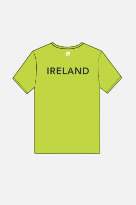 Gymnastics Ireland Unisex Green T-Shirt - configurable - Quatro Gymnastics UK