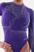 Headline Long Sleeve - Purple - Configurable - Quatro Gymnastics UK