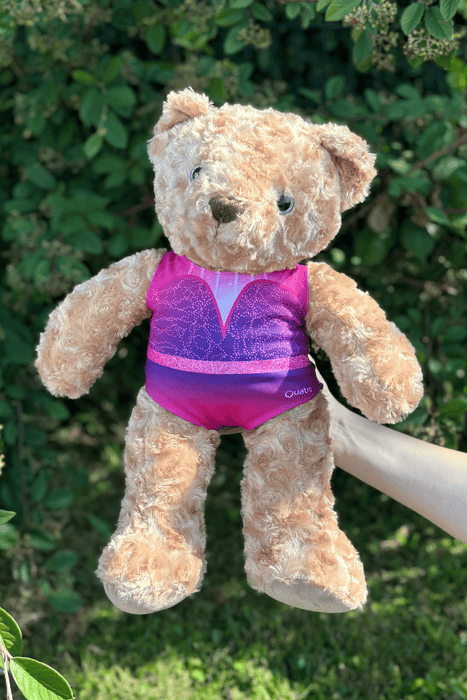 Large Sparkles Bear with Blair Leotard - Configurable - Quatro Gymnastics UK