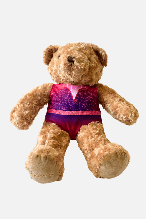 Large Sparkles Bear with Blair Leotard - Configurable - Quatro Gymnastics UK