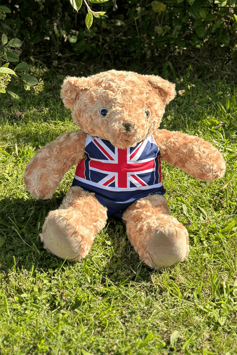 Large Sparkles Bear with United Leotard - Configurable - Quatro Gymnastics UK