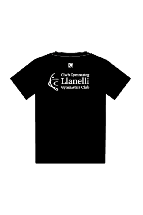 Llanelli Black Unisex T-Shirt - Configurable - Quatro Gymnastics UK