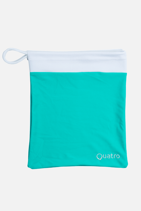 Mint and White Handguard Bag - Simple - Quatro Gymnastics UK