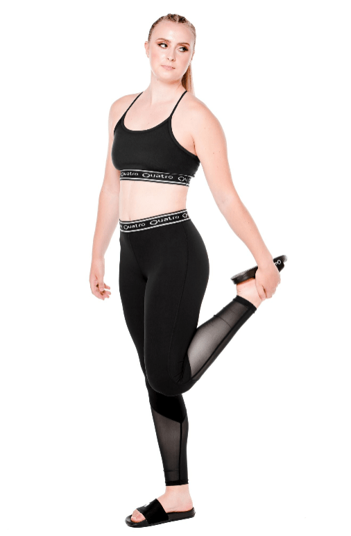 Movement Black Leggings - configurable - Quatro Gymnastics UK