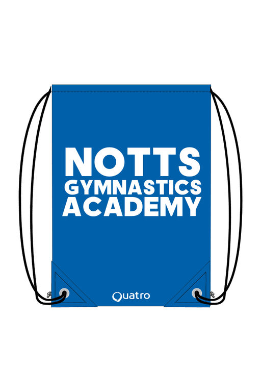 Notts Royal Blue Gymsac - simple - Quatro Gymnastics UK