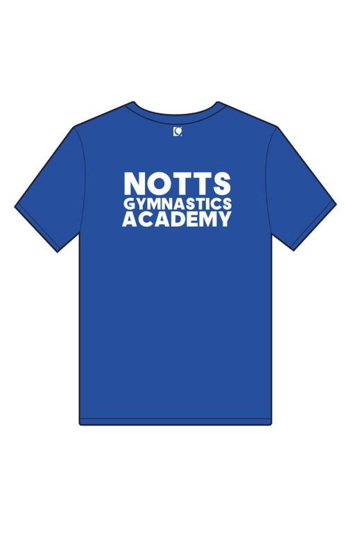 Notts Royal Blue T - Shirt - Configurable - Quatro Gymnastics UK