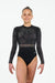 Saffron Long Sleeve - Black - Configurable - Quatro Gymnastics UK