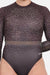 Saffron Long Sleeve - Brown - Configurable - Quatro Gymnastics UK