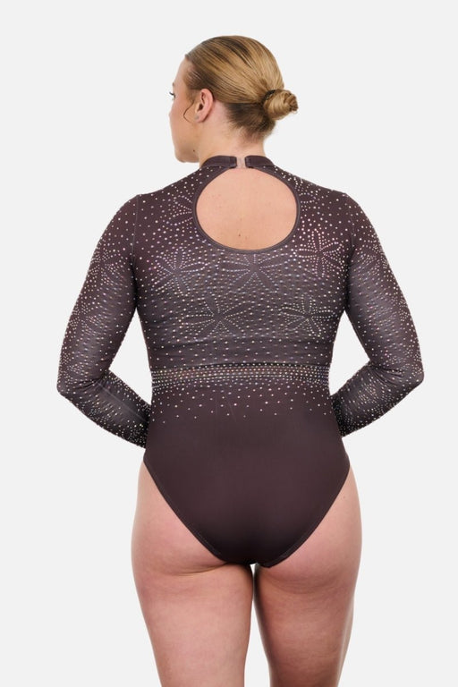 Saffron Long Sleeve - Brown - Configurable - Quatro Gymnastics UK