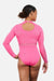 Saffron Long Sleeve - Pink - Configurable - Quatro Gymnastics UK