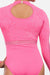 Saffron Long Sleeve - Pink - Configurable - Quatro Gymnastics UK