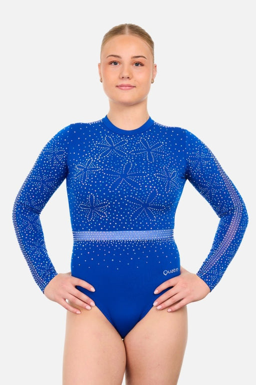 Saffron Long Sleeve - Royal - Configurable - Quatro Gymnastics UK