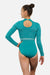 Saffron Long Sleeve - Teal - Configurable - Quatro Gymnastics UK