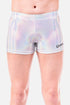 Silver Holo Mystique Shorts - configurable - Quatro Gymnastics UK