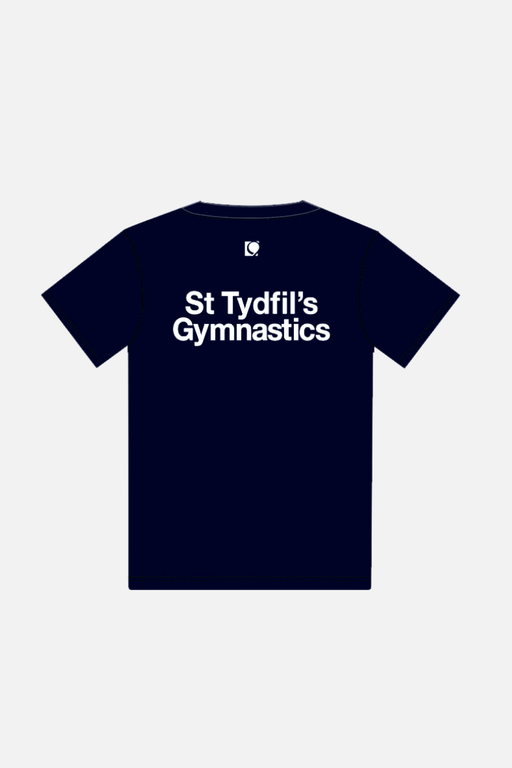 St Tydfils Boys Navy T-Shirt - Configurable - Quatro Gymnastics UK