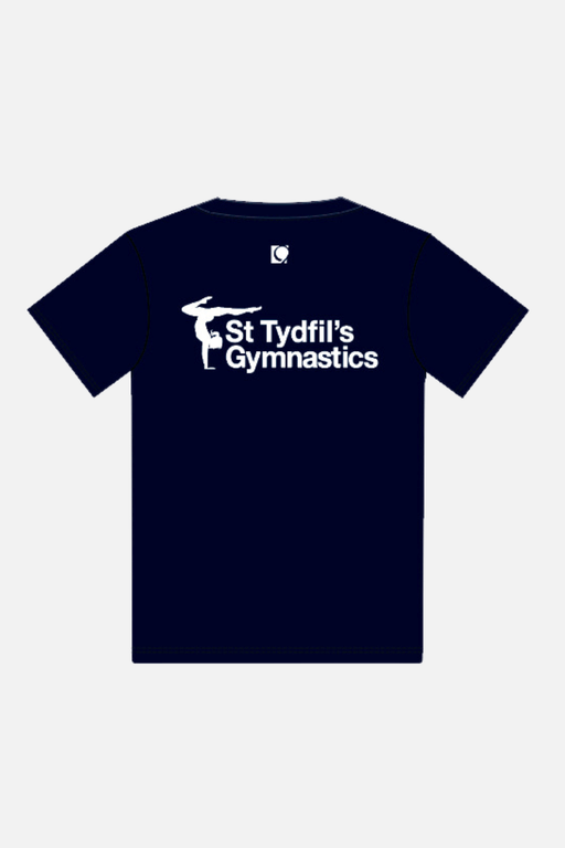 St Tydfils Girls Navy T-Shirt - Configurable - Quatro Gymnastics UK