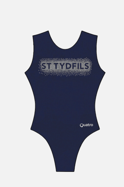St Tydfils Navy Workout Tank - Configurable - Quatro Gymnastics UK