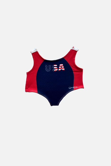 Stripes Leotard for Small Sparkles Bear - Configurable - Quatro Gymnastics UK