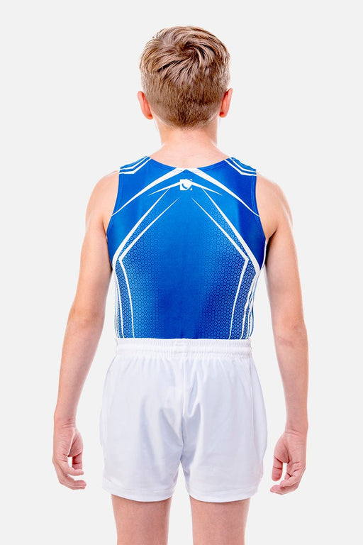 Apex Royal Blue Mens Leotard - configurable - Quatro Gymnastics UK