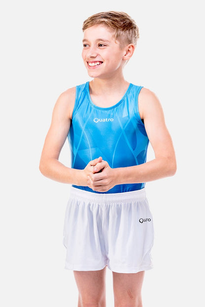 Apollo Royal Blue Mens Leotard - configurable - Quatro Gymnastics UK