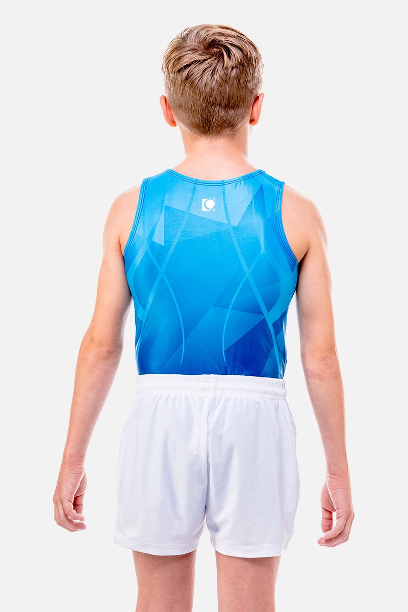 Apollo Royal Blue Mens Leotard - configurable - Quatro Gymnastics UK