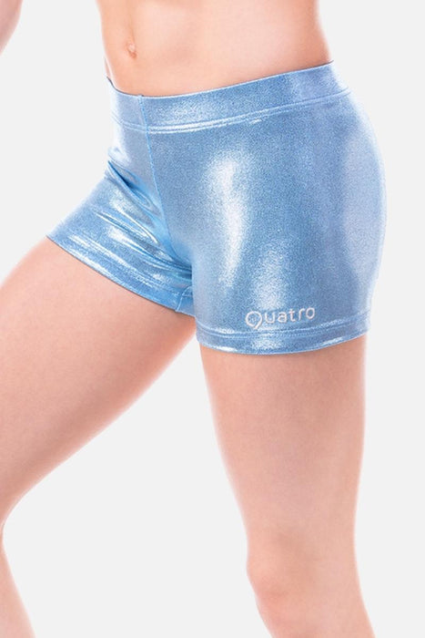 Baby Blue Shorts - configurable - Quatro Gymnastics UK