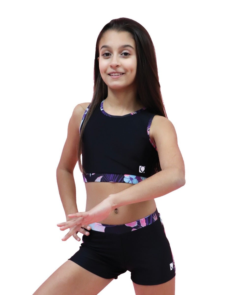 Bengal crop top set by Quatro Gymnastics — Quatro Gymnastics UK