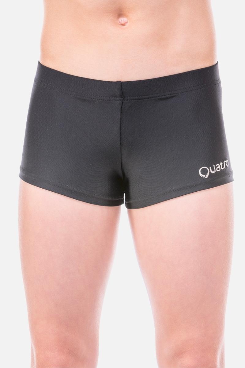 Black Lycra Shorts - configurable - Quatro Gymnastics UK