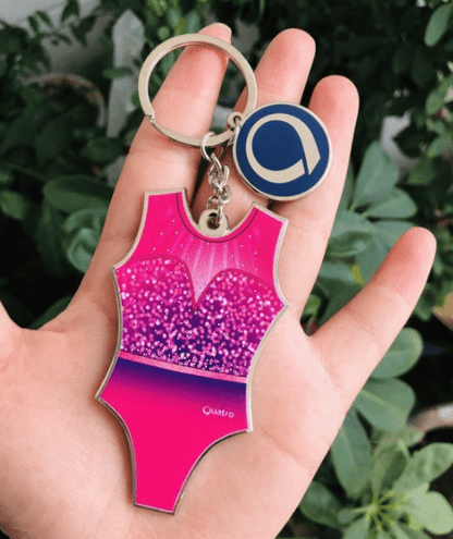 Blair Mini Leotard Keyring - Configurable - Quatro Gymnastics UK