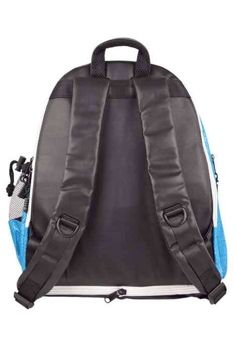 Blue Glitter Backpack - simple - Quatro Gymnastics UK
